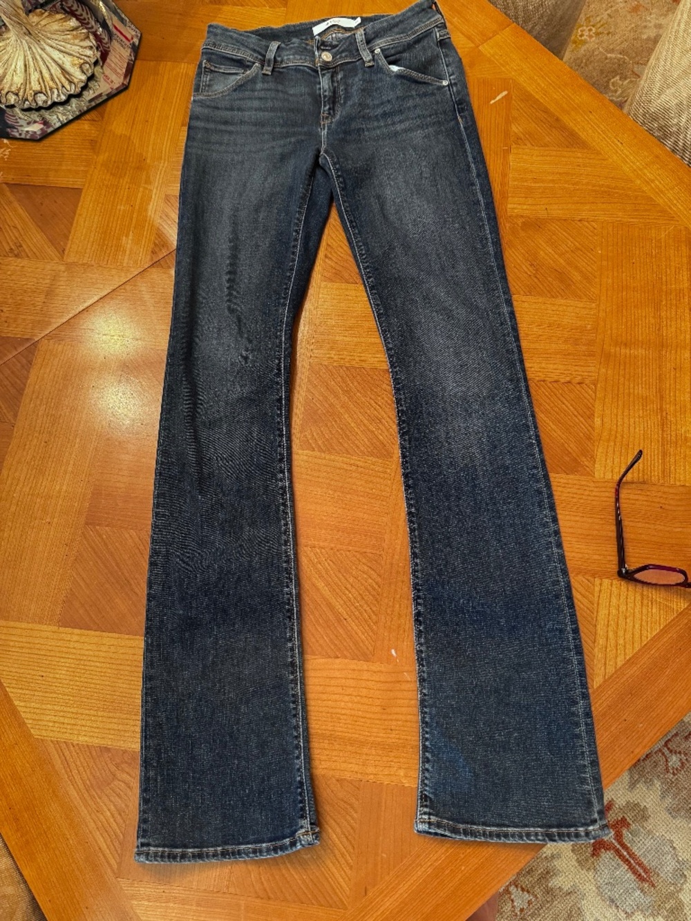 Hudson Beth Mid-Rise Baby Boot-Cut Jeans sz 26